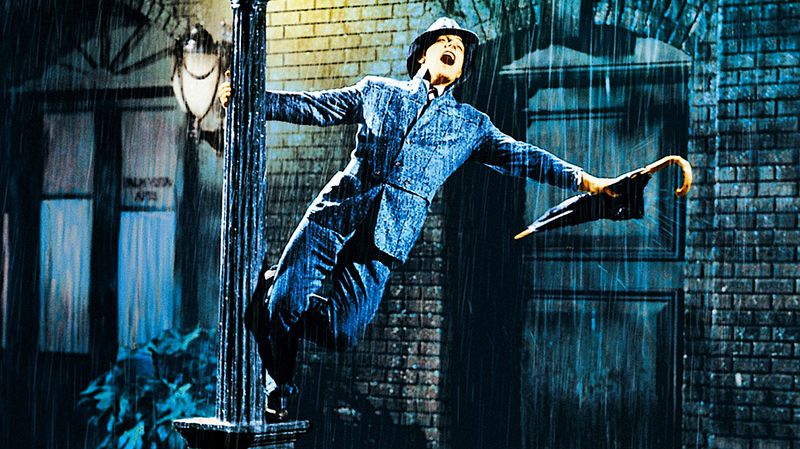Cette myhtique de la comédie musicale, avec Gene Kelly dans Singin' In The Rain sorti en 1952.