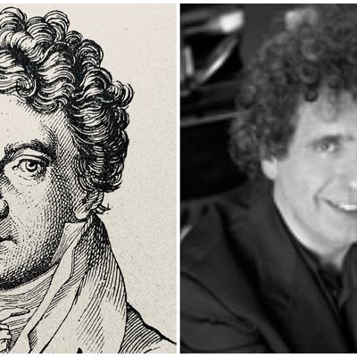 Ludwig van Beethoven, portrait de jeunesse, illustration du 19ème S. ©Gettyimages. Michaël Lévinas ©C. Daguet/éd. Henry Lemoine