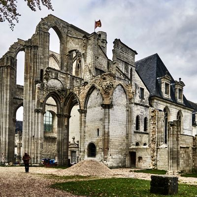 Ruines de l'ancienne abbaye de Saint-Wandrille
