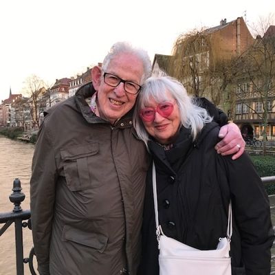 Susie Morgenstern aux côtés de son compagnon Georges
