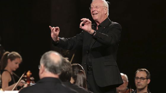 Le chef d'orchestre William Christie ©Maxppp - PEPE TORRES