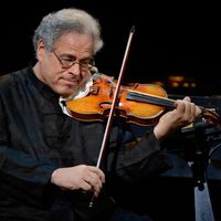 Le violoniste Itzhak Perlman lors d'un concert à New York en 2012