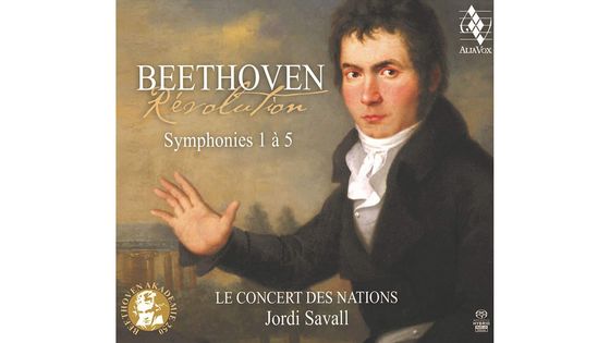 Beethoven Révolution, les cinq premières symphonies de Beethoven par le Concert des Nations, dirigé par Jordi Savall - Alia Vox