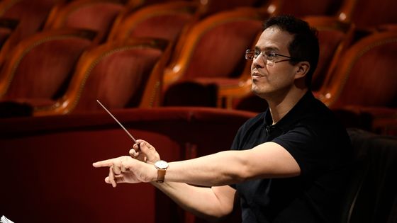 Le chef d'orchestre Leonardo Garcia Alarcon - Jean-Louis Fernandez