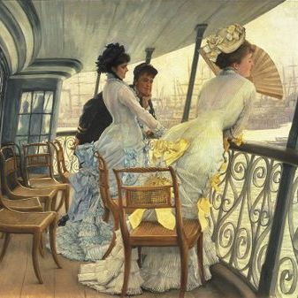 James Tissot (1836 -1902). La galerie du HMS Calcutta (Portsmouth) vers 1876. Royaume-Uni, Londres, Tate Collection