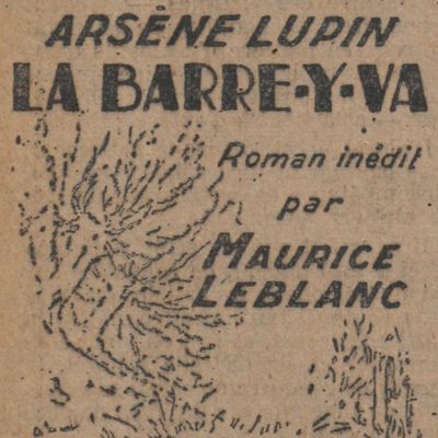 "La Barre-y-va", en-tête de la publication du roman-feuilleton dans "Le Journal" le 8 août 1930.