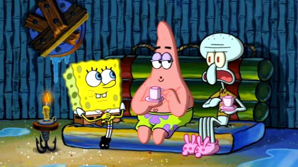 Patrick, Bob l'Éponge et Carlo