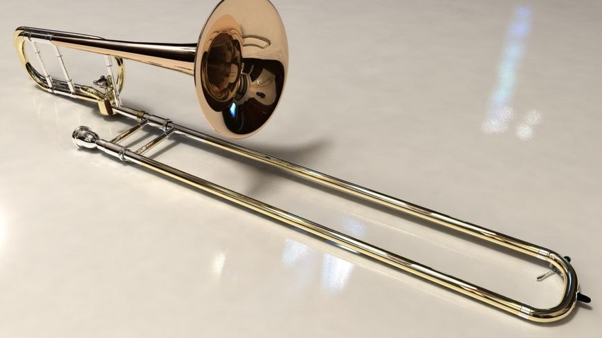 Un trombone à coulisse. Photo non contractuelle