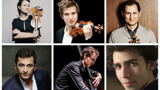 En direct de la Roque d'Anthéron, Liya Petrova, David Petrlik, Antoine Tamestit, Aurélien Pascal, Yann Dubost et Alexandre Kantorow