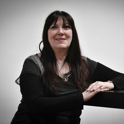 La spécialiste de Neandertal en France et préhistorienne, Marylène Patou-Mathis au le 26 mars 2018 au Musée de l'Homme à Paris.