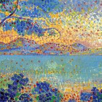 Un paysage de Provence d' Henri-Edmond Cross