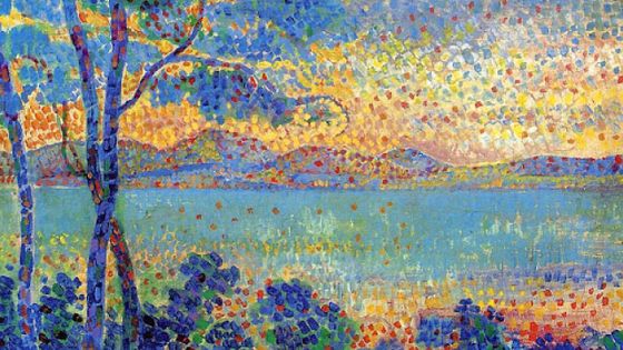 Un paysage de Provence d' Henri-Edmond Cross - -
