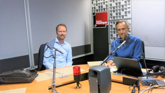 France Musique, studio 361... Étienne Jardin & Philippe Venturini (g. à d.) ©Radio France - Annick Haumier / RF