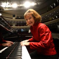 La musicienne et pianiste Anne Queffélec, 2014