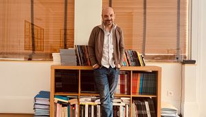 Richard Malka, avocat de Charlie Hebdo depuis 25 ans, dans son cabinet parisien