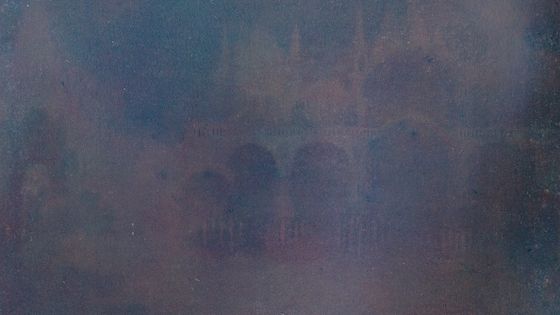 "Bleu et or" par le peintre américain James Abbott McNeill Whistler, St Marks, Venise, 1880, (1904), Musée national du Pays de Galles, Cardiff ©Getty - Print Collector / Hulton Fine Art Collection