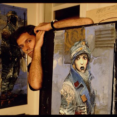 Le dessinateur, réalisateur et scénariste Enki Bilal, en 1992