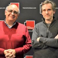 France Musique, studio 143... Patrick Barbier & Philippe Venturini (g. à d.)