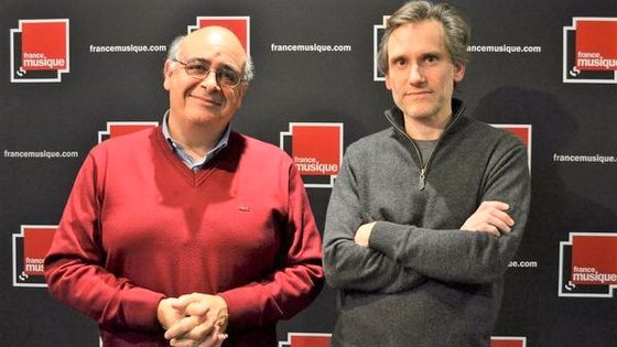 France Musique, studio 143... Patrick Barbier & Philippe Venturini (g. à d.) ©Radio France - Mathieu Touren / RF