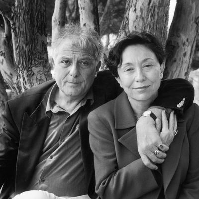Philippe Sollers et Julia Kristeva à Cassis en avril 1998.