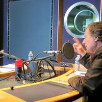 France Musique, studio 142... Philippe Venturini & Jean-Yves Clément (g. à d.)