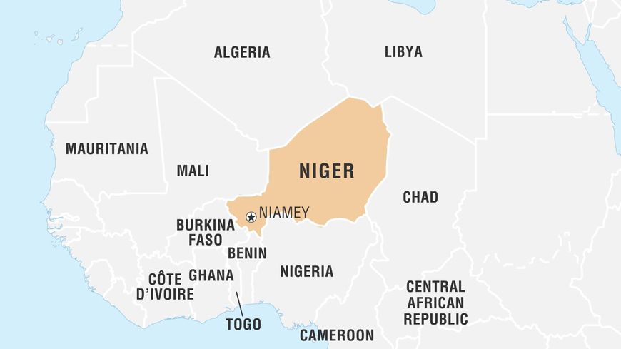 Les fronts "des trois frontières", de l'Est et de la Lybie. L'attaque s'est déroulé à proximité de la capitale, Niamey. Encyclopaedia Britannica