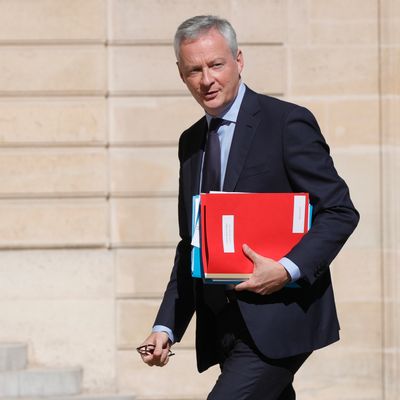 Bruno Le Maire, ministre de l'Economie, des Finances et de la Relance, au palais de l'Elysée, le 27 juillet.