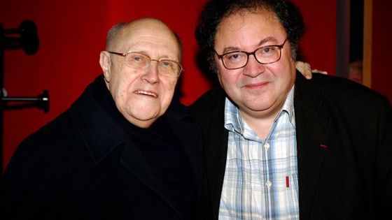 Frédéric Lodéon et Mstislav Rostropovitch