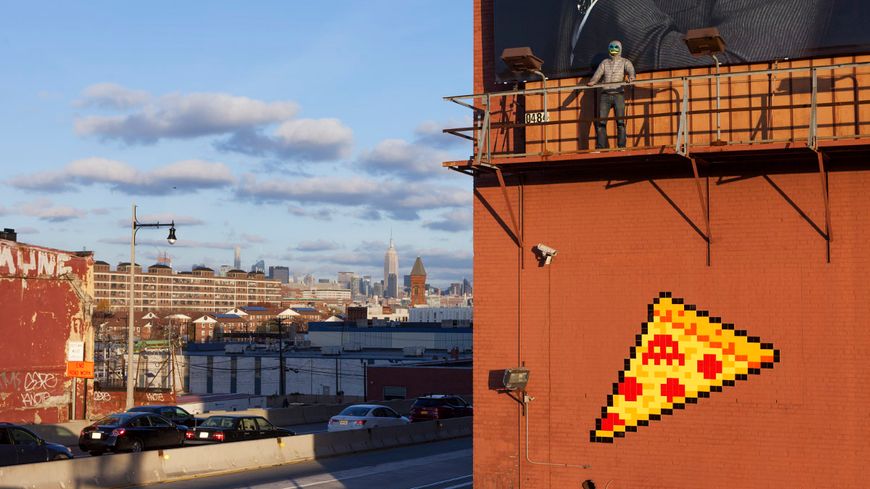 Oeuvre d'Invader à New York