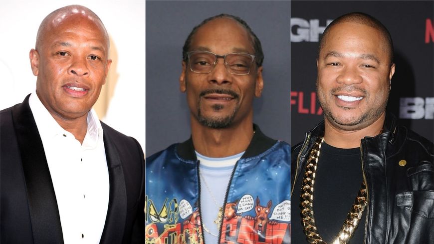 Dr. Dre ( Steve Granitz), Snoop Dogg ( Jemal Countess) et Xzibit (Jon Kopaloff )