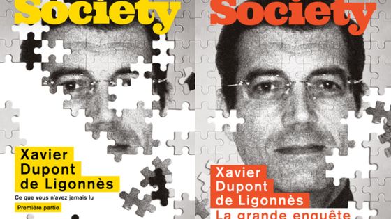 Couverture des numéros 136 et 137 du magazine Society. - Society
