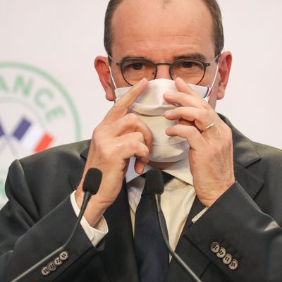 Jean Castex lors de la conférence de presse de présentation du plan de relance gouvernemental le 3 septembre 2020 à Paris