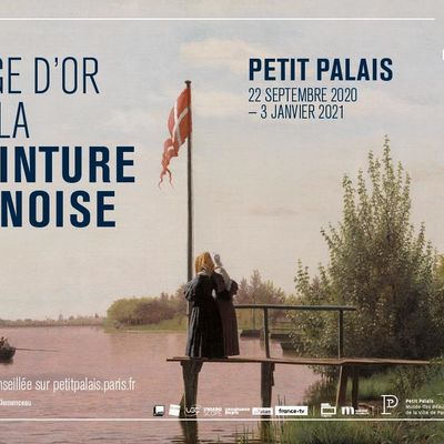 Affiche de l'exposition : "L'Age d'or de la peinture danoise" du 22 septembre 2020 au 3 janvier 2021.