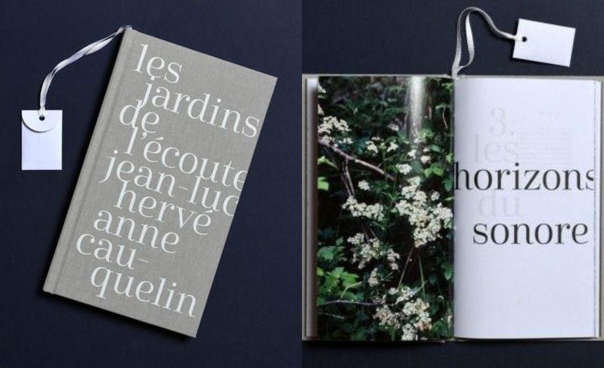 Les jardins de l'écoute, Jean-Luc Hervé et Anne Cauquelin, un ouvrage paru en octobre 2018 aux éditions MF, collection Paroles