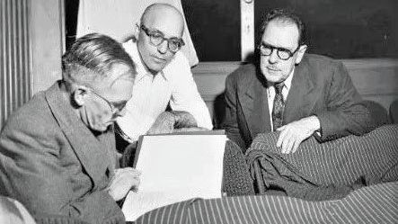 Maxwell Anderson, Alan Paton and Kurt Weill (20 septembre 1950) - Hagelmeyer