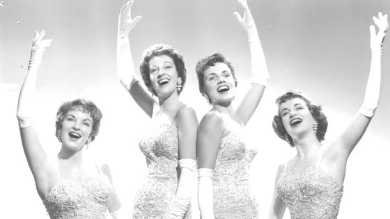 The Chordettes at the Colorado Youth at the City Auditorium Arena, 10 novembre 1958 ©Getty - Denver Post