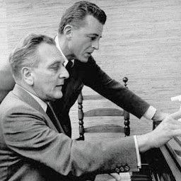 Composer Frederick Loewe (1901-1988) & Lyricist Alan Jay Lerner (1918-1986)