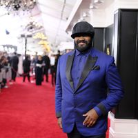 Gregory Porter, auteur-compositeur, chanteur et acteur aux Grammy Awards le 10 février 2019 au Staples Center à Los Angeles.