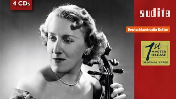 La violoncelliste Zara Nelsova (Winnipeg, 23 décembre 1918 - New York, 10 octobre 2002) - Photo by Imagno/Lebrecht / Audite Schallplatten