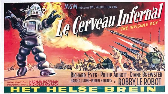 Affiche francophone du film américain « The Invisible Boy » - DR