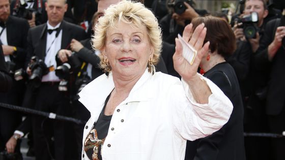 Annie Cordy au festival de Cannes en 2016.
