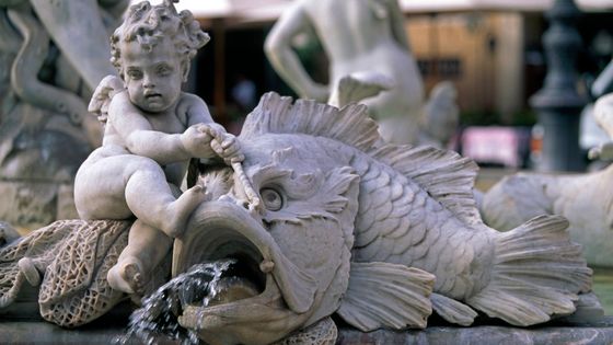 Fontaine de Neptune, détail (Rome, Italie) ©Getty