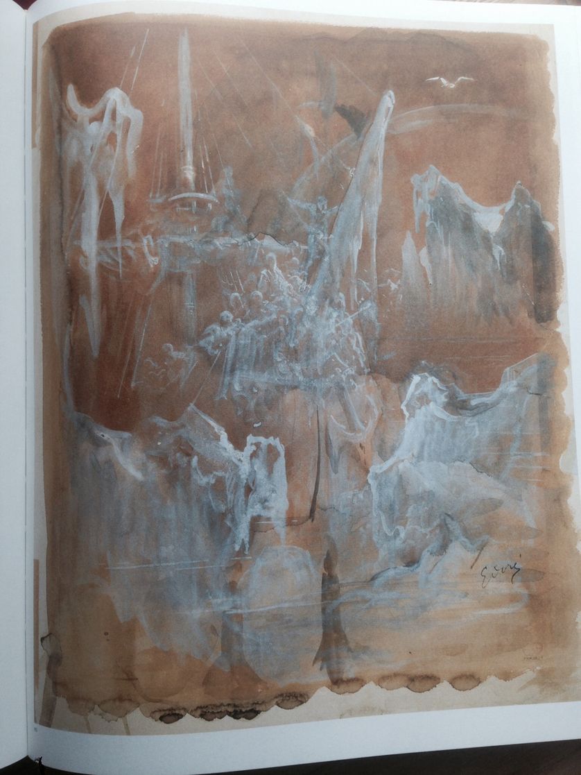 Dessin Preparatoire De Gustave Dore Pour L Illustration De Le Dit Du Vieux Marin De Samuel Taylor Coleridge 1875