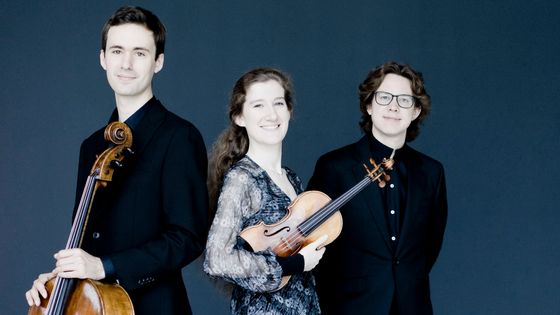 Le Trio Van Baerle : Hannes Minnaar, piano - Maria Milstein, violon - Gideon den Herder, violoncelle - Photo by Marco Borggreve / vanbaerletrio.com