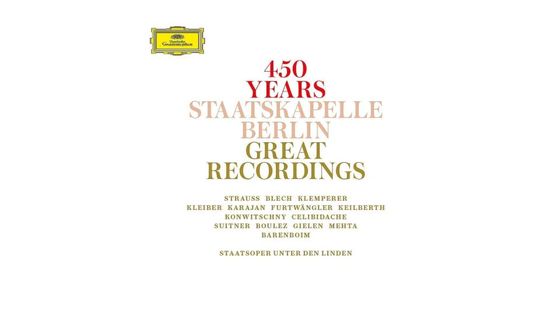 450ans de la Staatskapelle Berlin - Coffret DG