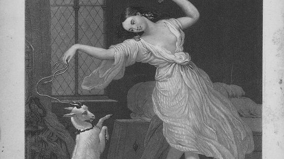 Gravure d'Esmeralda de 'Notre-Dame de Paris' (1831) - Archive Photos/Getty Images/Intermittent