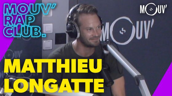 Matthieu Longatte dans Mouv' Rap Club (photo : Mouv') ©Radio France - Mouv'