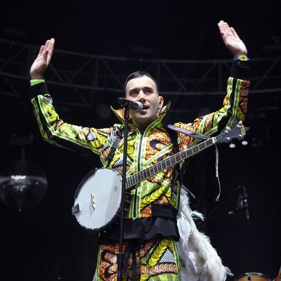 Sufjan Stevens, auteur-compositeur-interprète en concert pendant l'Outside Lands Music & Arts Festival.