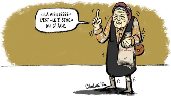 "La vieillesse" de Simone de Beauvoir - copyright Charlotte Mo