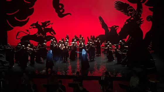 Tannhäuser à l'Opéra Rouen Normandie, mise en scène de David Bobée, septembre 2020 ©Radio France - Sofia Anastasio
